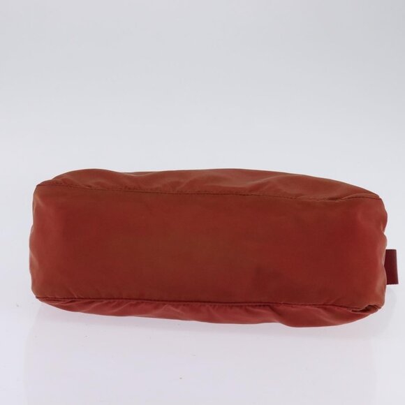 PRADA Shoulder Bag Nylon Red Silver Auth - Picture 11 of 16